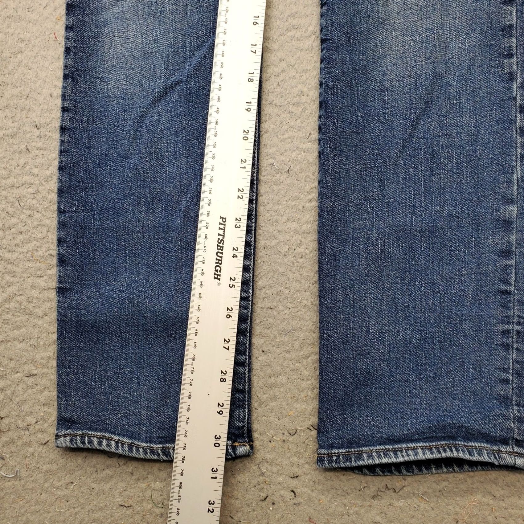 Gap Gap Jeans Mens 32 Denim 5 Pocket Stretch Skinny Leg Size: 32 Mens Blue Denim Jeans Size US 32 / EU 48 - 4 Thumbnail