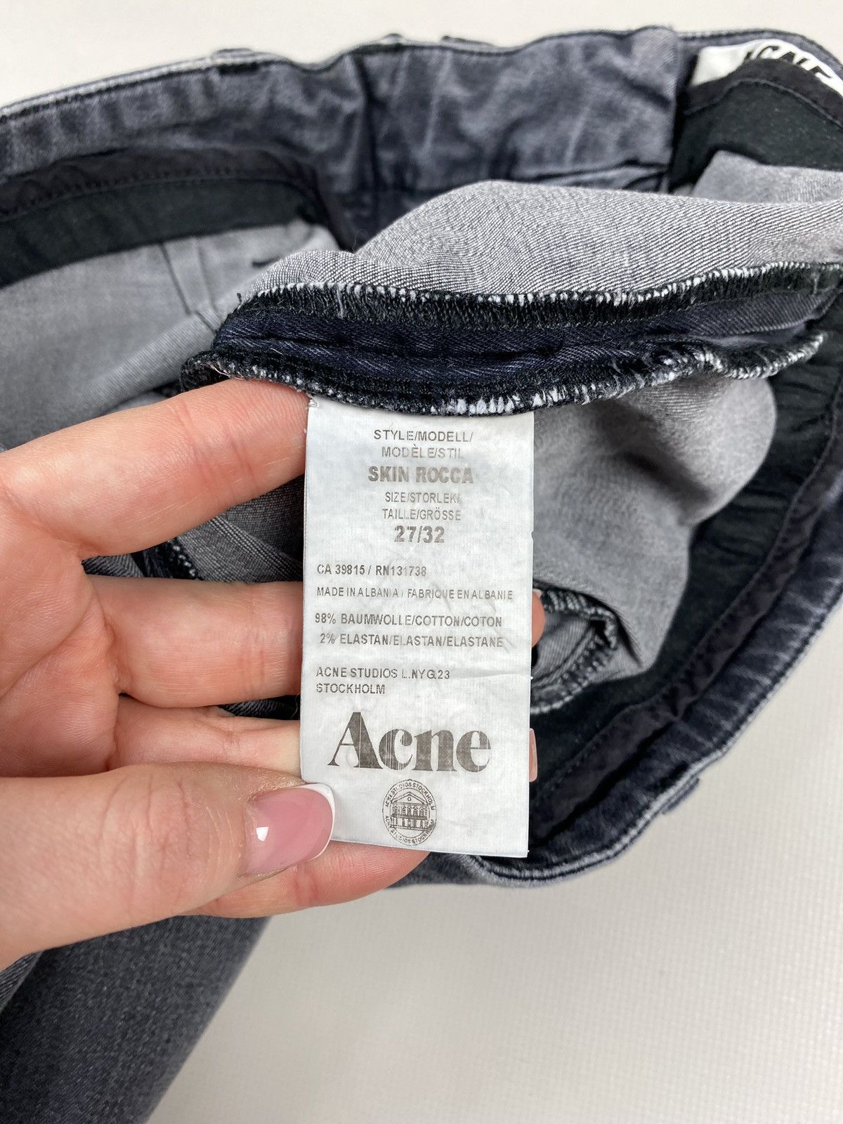 Acne Studios Acne Studios Skin Rocca ladies jeans size 27 / 32 Size 27" / US 4 / IT 40 - 14 Thumbnail