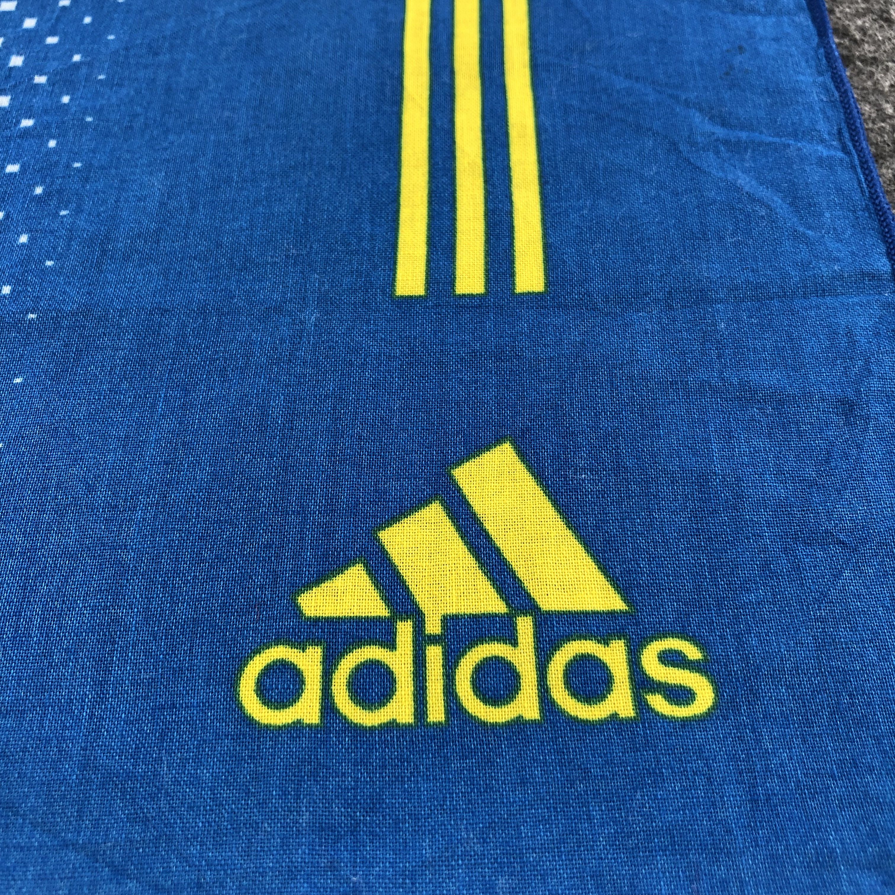 Vintage Adidas Handkerchief Neckerchief Bandana H1419 Size ONE SIZE - 2 Thumbnail