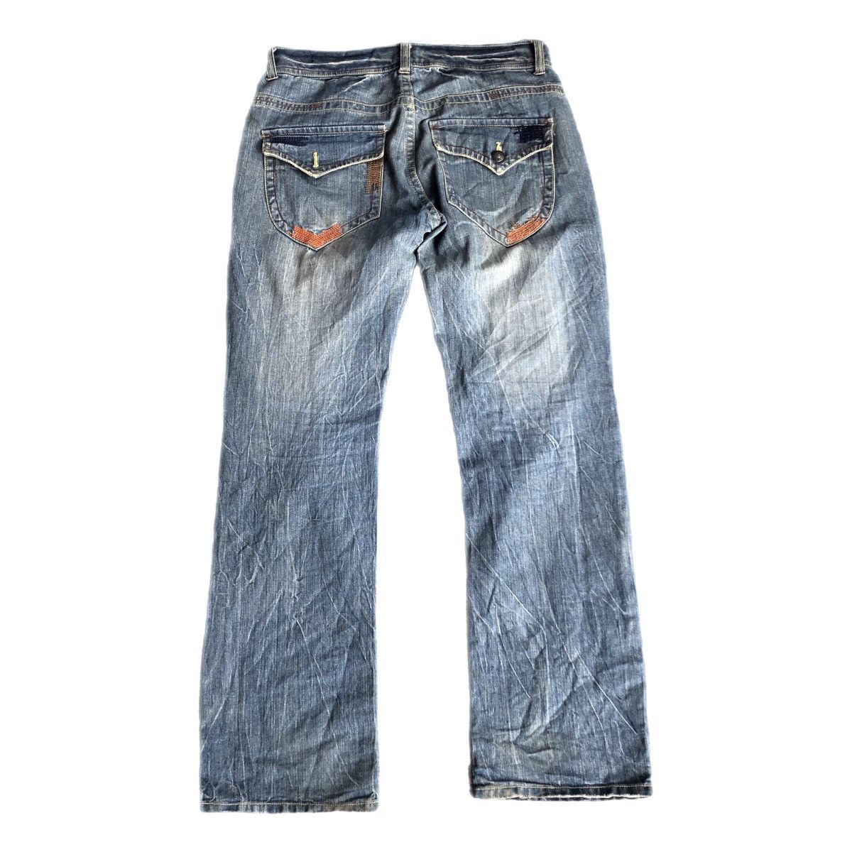 Japanese Brand Diamond Honey Fading Jeans Size US 36 / EU 52 - 3 Thumbnail