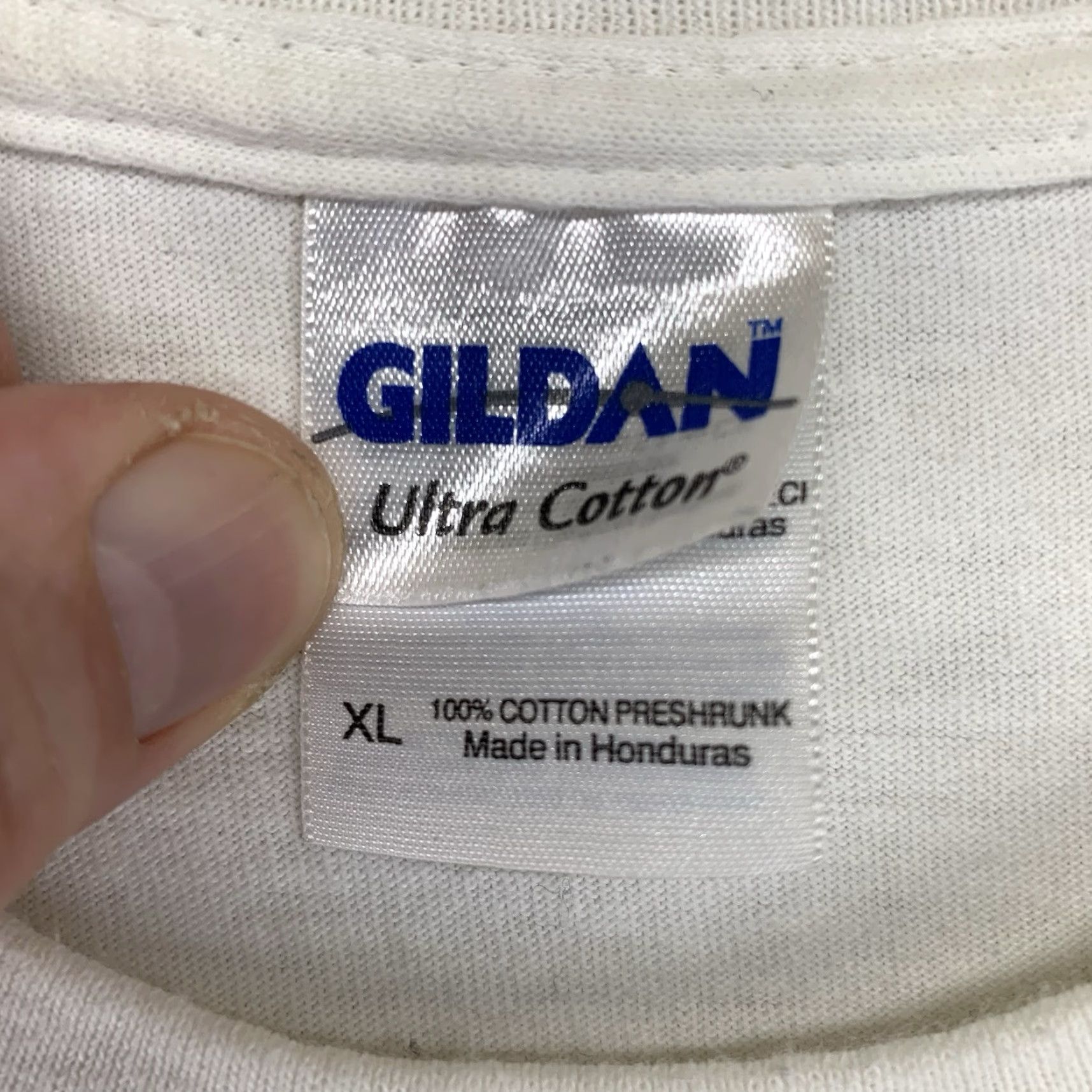 Gildan Men's Cotton Muscle Car T-Shirt XL White Yellow Bullet 2011 Dragway Cars Speed Graphic Print Size US XL / EU 56 / 4 - 5 Thumbnail