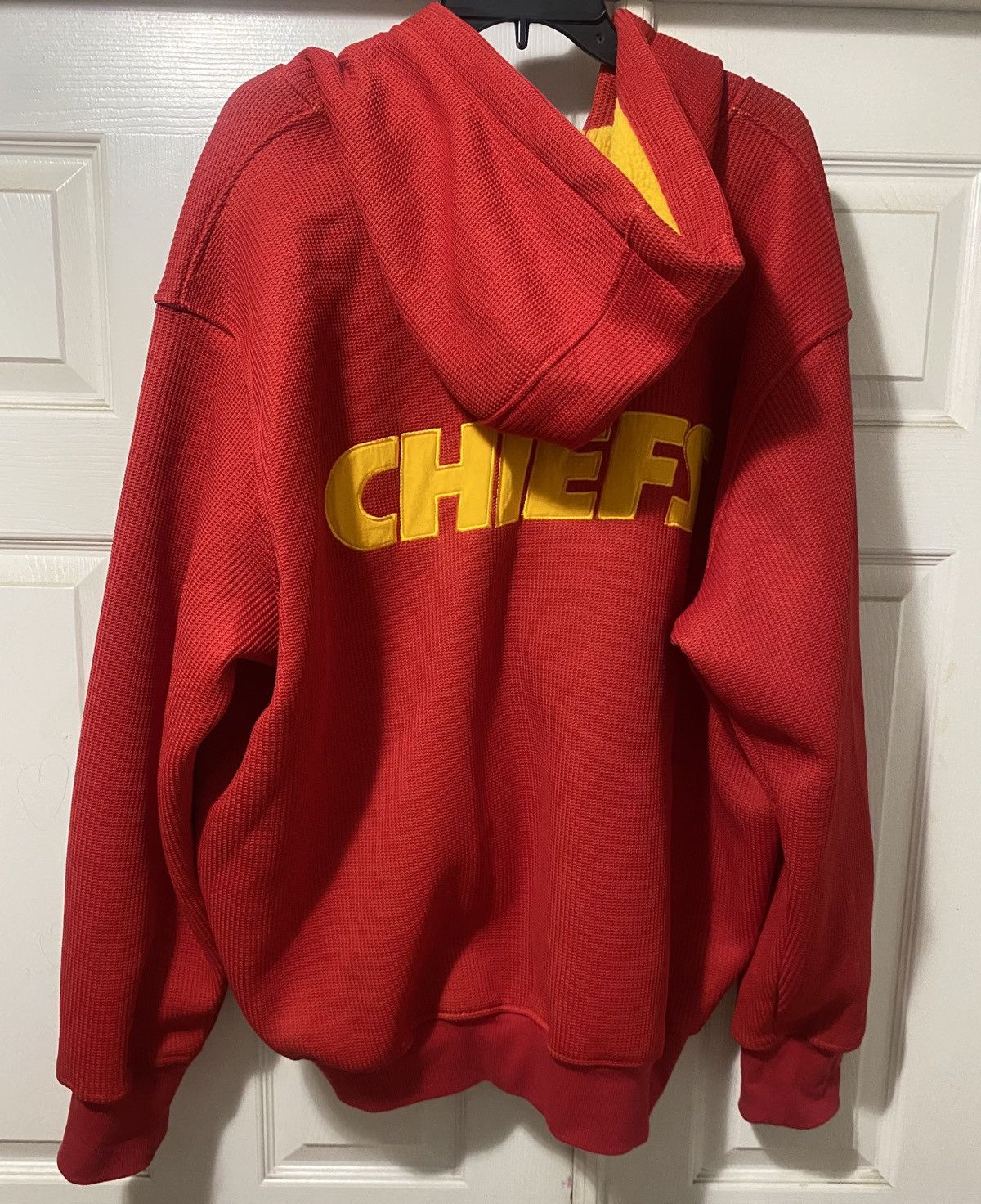 NFL NFL Kansas City Chiefs Hoodie Jacket Sherpa Lined Waffle Size US XXL / EU 58 / 5 - 4 Thumbnail