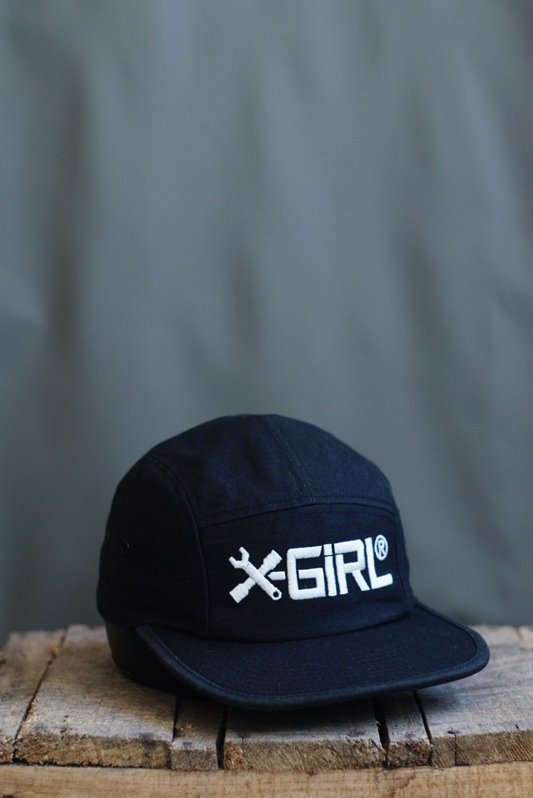 Japanese Brand X-Girl Wheel Co logo 5 panel hat Size ONE SIZE - 1 Thumbnail