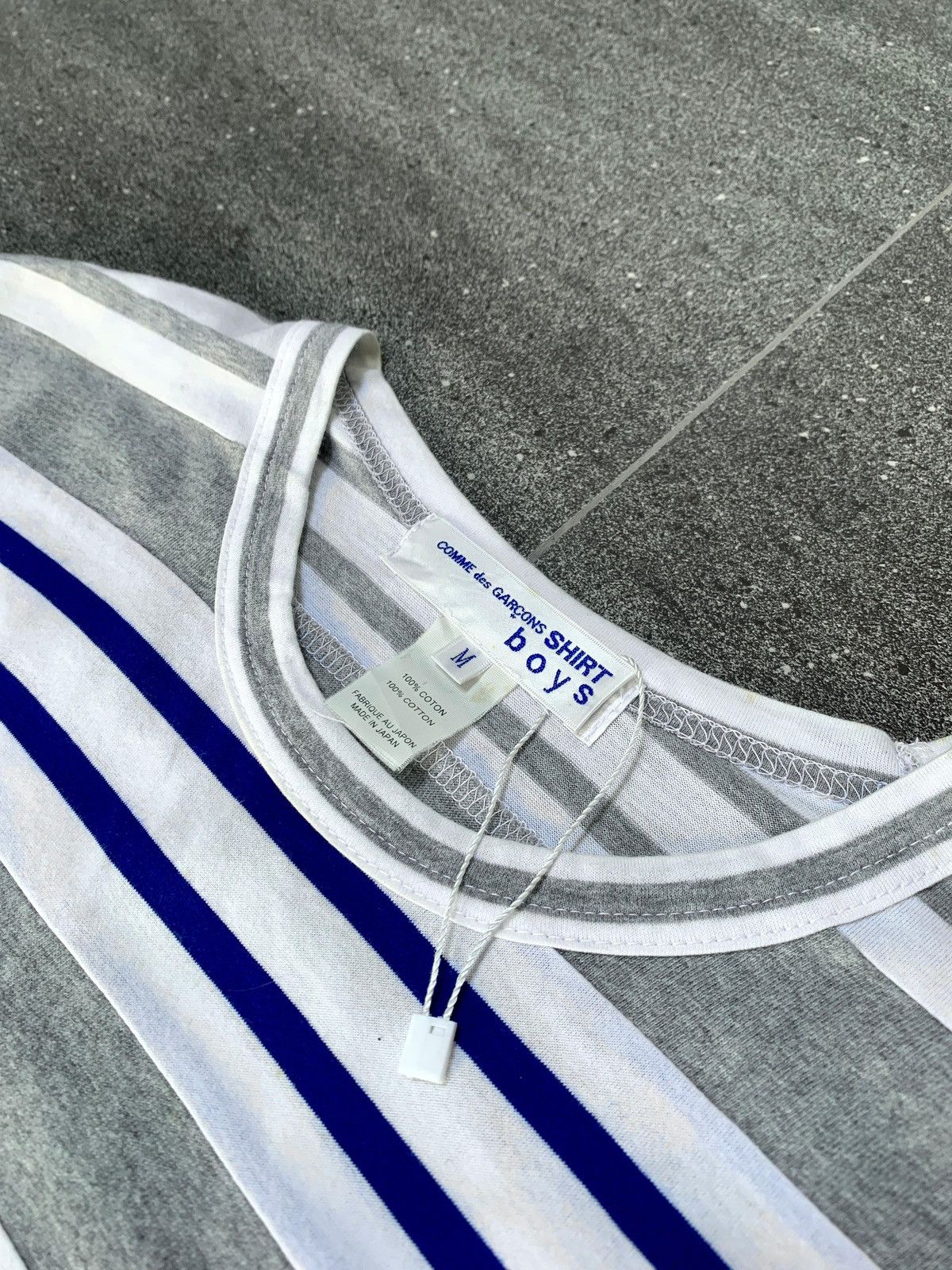 Comme des Garcons SHIRT Multi Color Striped Ls tee - Small Size US M / EU 48-50 / 2 - 5 Thumbnail