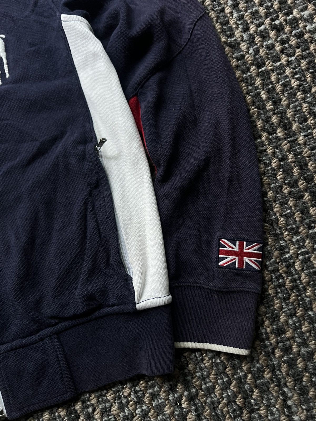Polo Ralph Lauren 00’s Polo Ralph Lauren Great Britain Zip Sweatshirt Big Pony Size US M / EU 48-50 / 2 - 5 Thumbnail