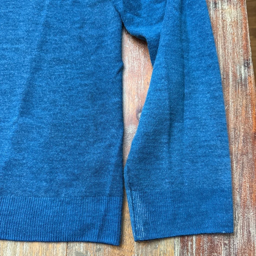 7 For All Mankind 7 For All Mankind Women’s Blue Crewneck Sweater L 100% Wool Size L / US 10 / IT 46 - 5 Thumbnail