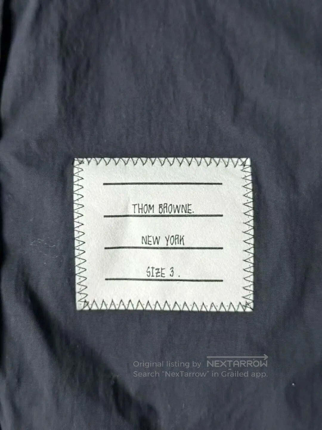 Thom Browne Thom Browne Navy Blue Double Sleeve Patch Shirt Jacket| Size US L / EU 52-54 / 3 - 4 Thumbnail