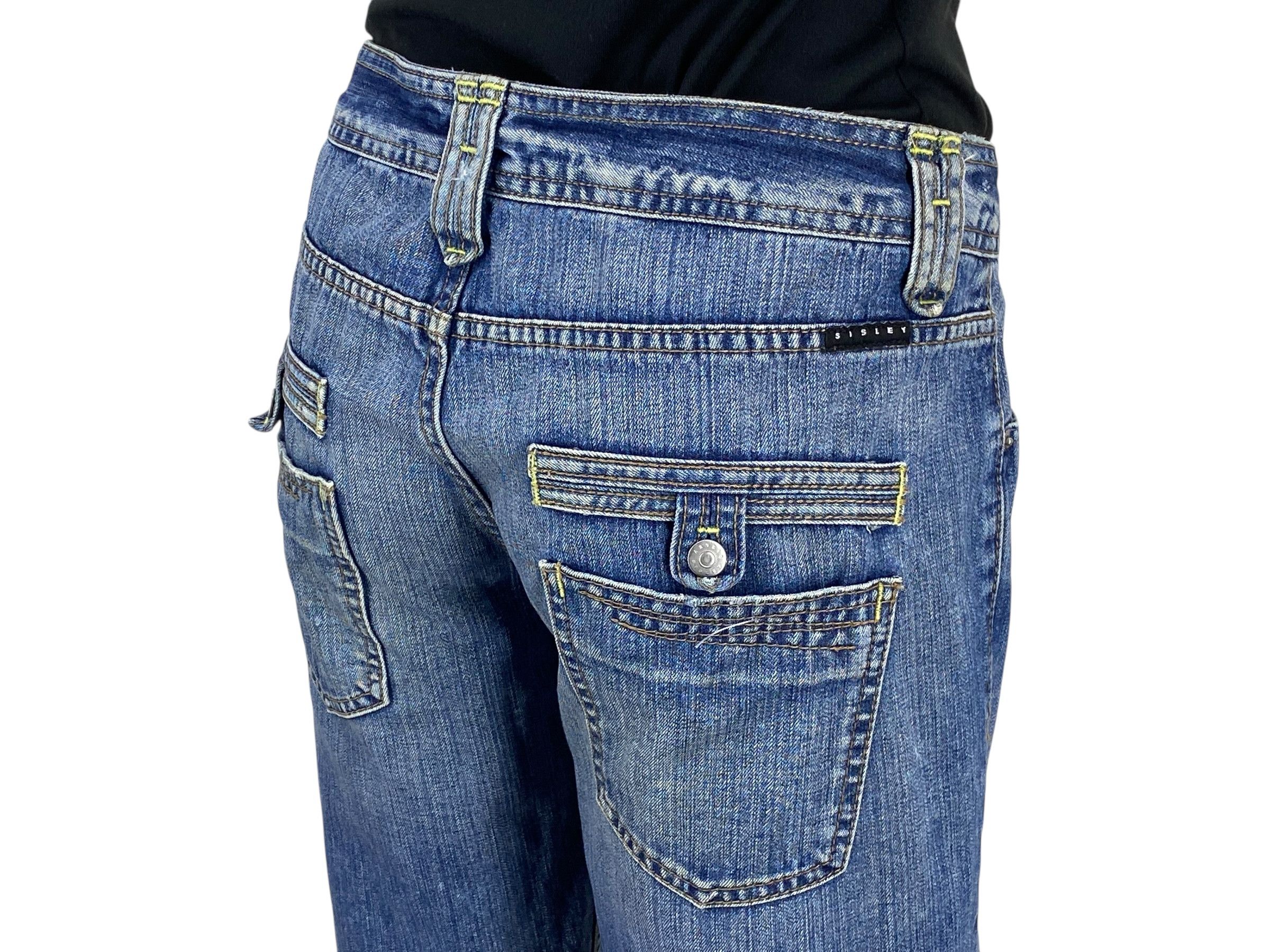 Other Sisley Low Rise Bootcut Flare Jeans Japanese Size 26" / US 2 / IT 38 - 9 Thumbnail
