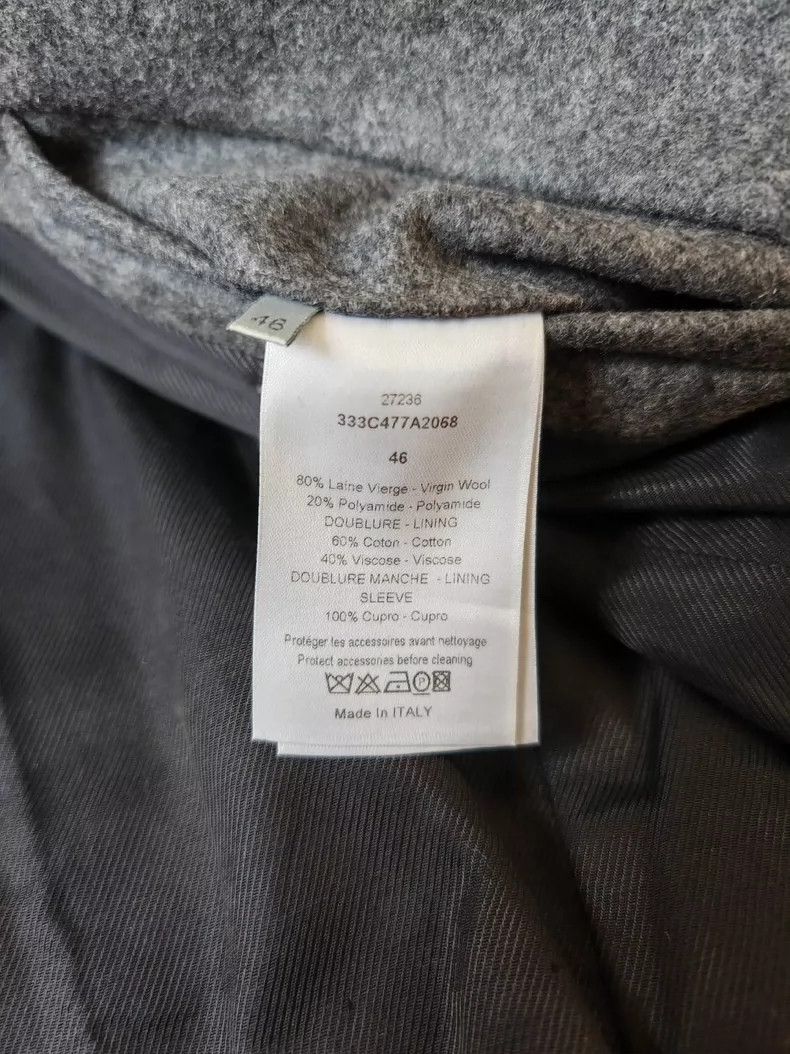 Dior Dior Men's wool buckle coat 2501-Nextarrow Size US S / EU 44-46 / 1 - 4 Thumbnail