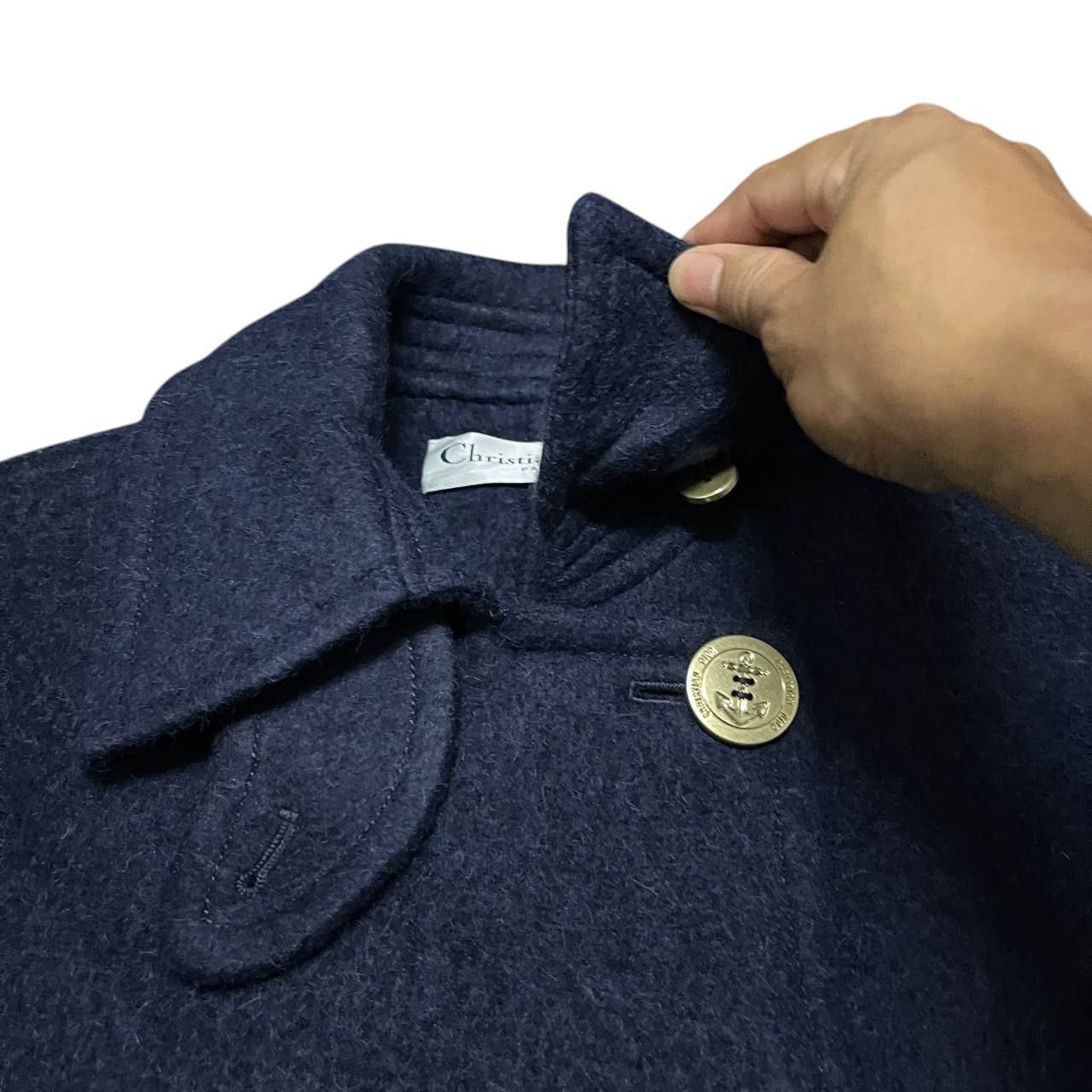 Christian Dior Monsieur Vintage Christian Dior Paris Heavy Wool Coat Gold Button Size US M / EU 48-50 / 2 - 5 Thumbnail