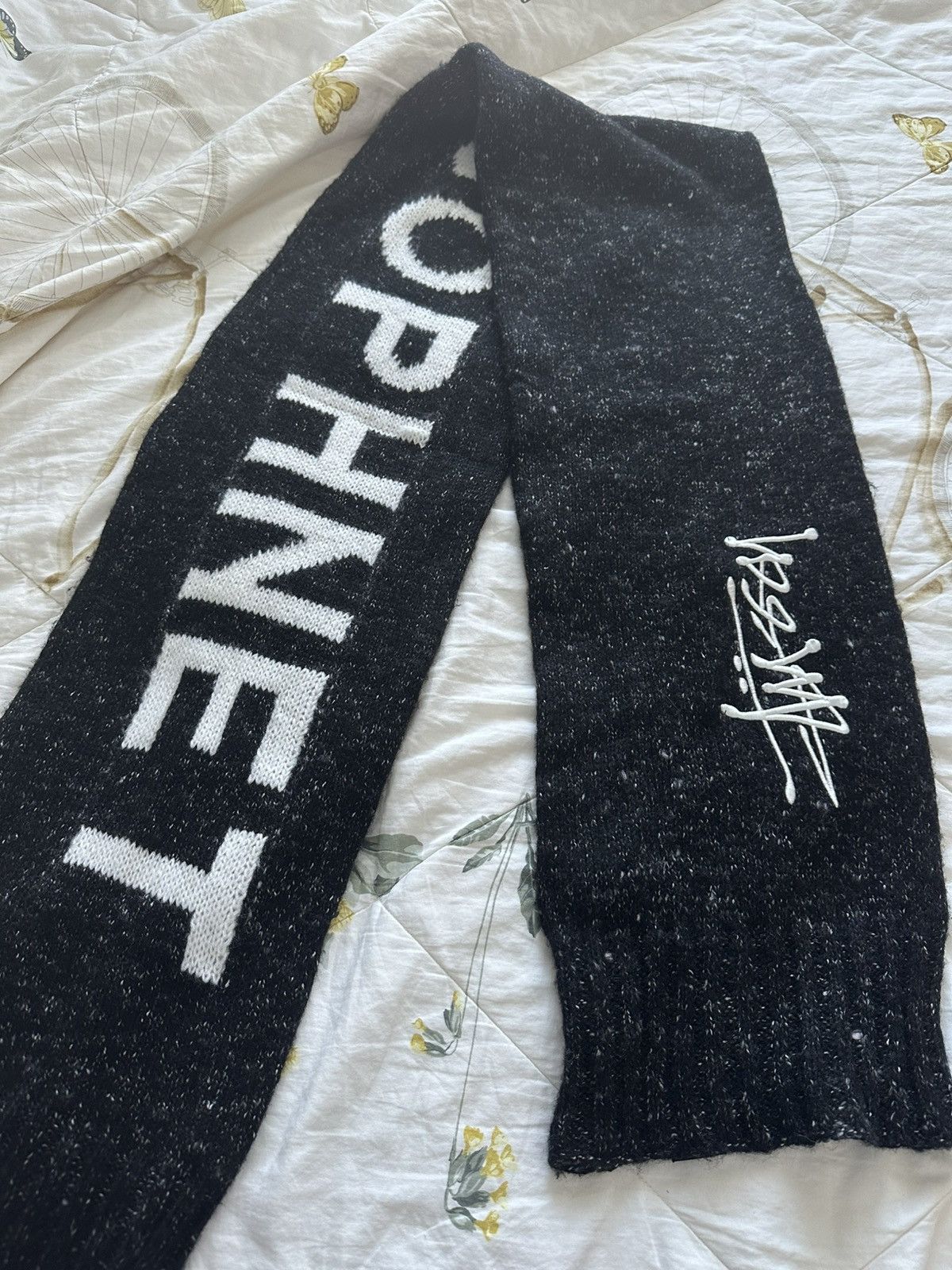 Stussy Stüssy x SOPHNET Wool Scarf Black – Made in Japan | Grailed