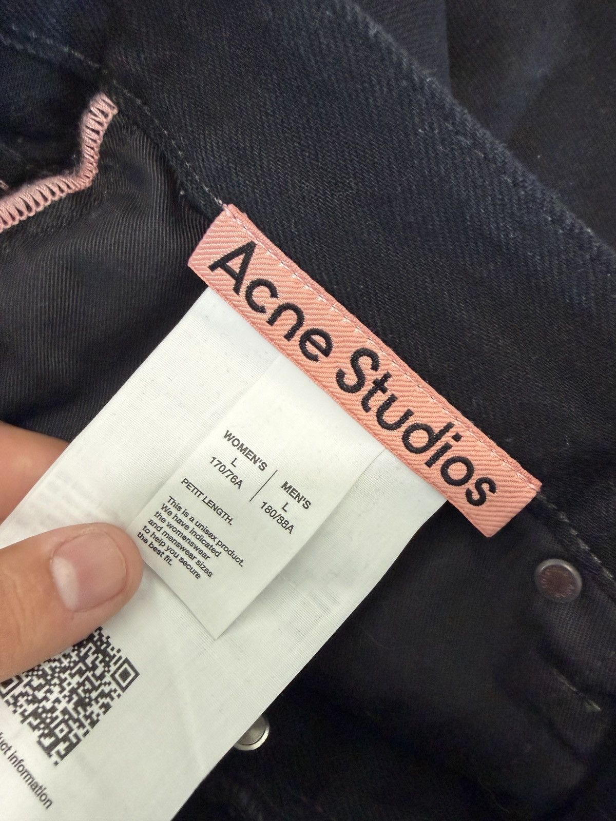 Acne Studios Acne Studios 1981 Black/Black size L Size US 33 - 3 Thumbnail