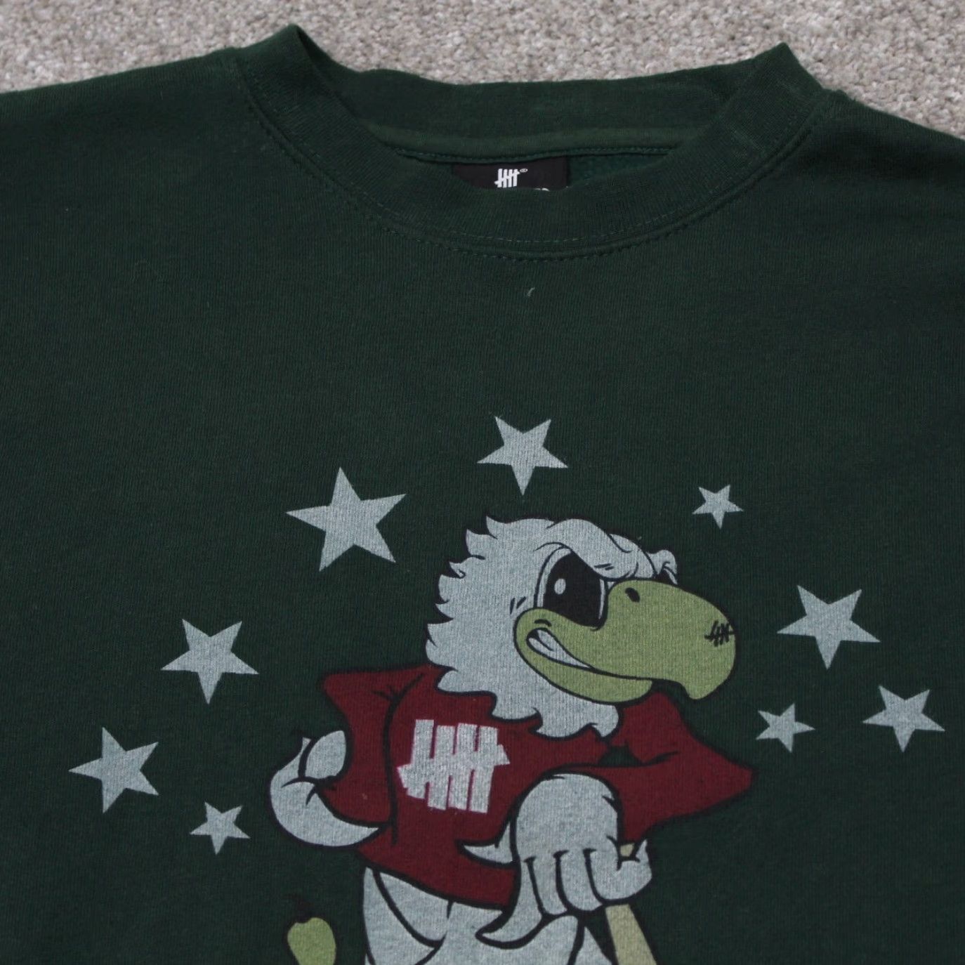 Undefeated Undefeated Sweatshirt Men S Green L/S Pullover Crewneck Logo 90s Style Regular Fit Vintage: No Size US S / EU 44-46 / 1 - 5 Thumbnail