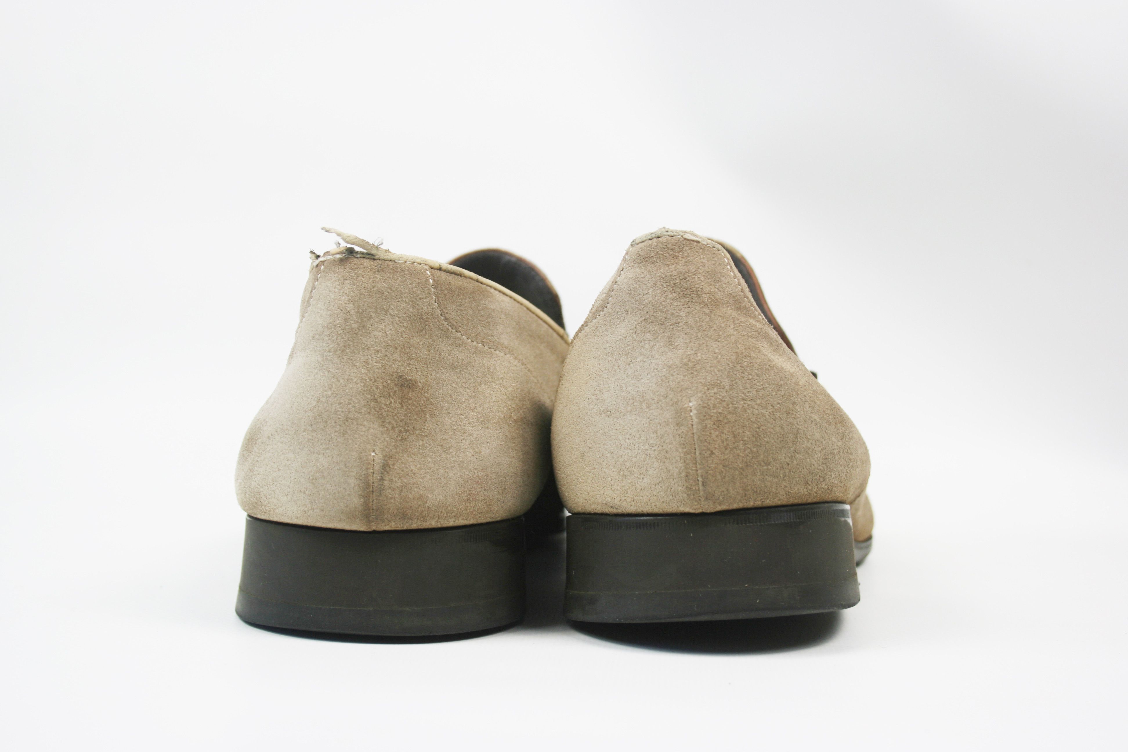 Santoni Carlo Suede Loafers Size US 11 / EU 44 - 7 Thumbnail