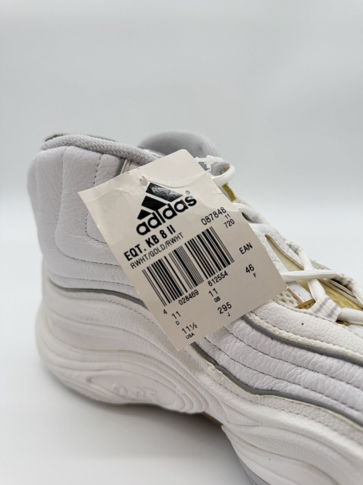Adidas Adidas Kobe 2 EQT Running White Gold (1999) EU 46 Size US 12 / EU 45 - 6 Thumbnail