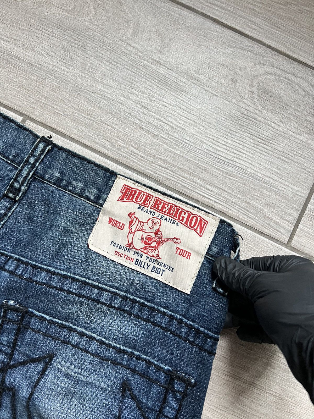 True Religion Vintage Y2K True Religion Baggy Denim Jeans Ricky Size US 34 / EU 50 - 18 Thumbnail