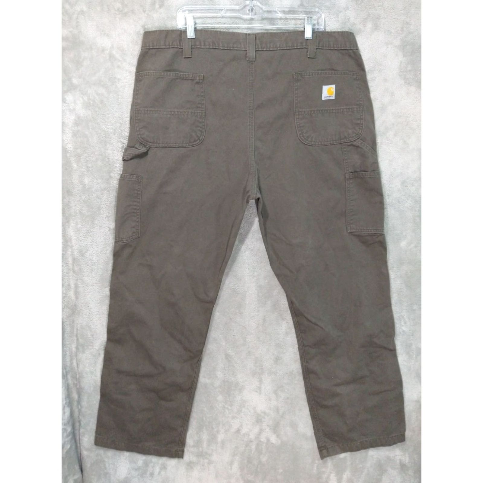 Carhartt Carhartt Jeans Mens 42x30 Green Relaxed Fit Straight Leg Dungaree Size US 42 / EU 58 - 2 Thumbnail
