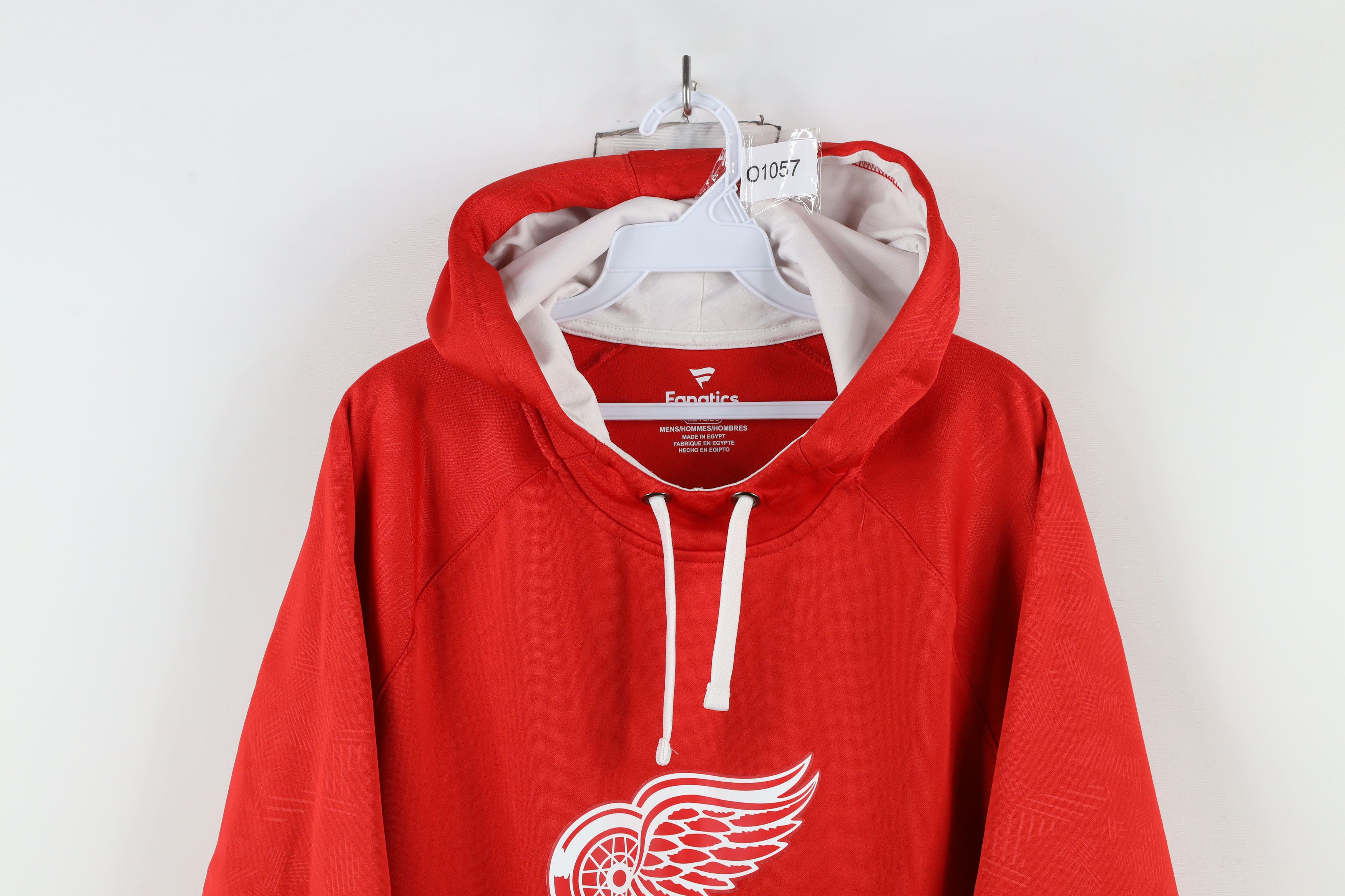 Vintage Fanatics Spell Detroit Red Wings Hockey Hoodie Sweatshirt Size US XL / EU 56 / 4 - 2 Thumbnail
