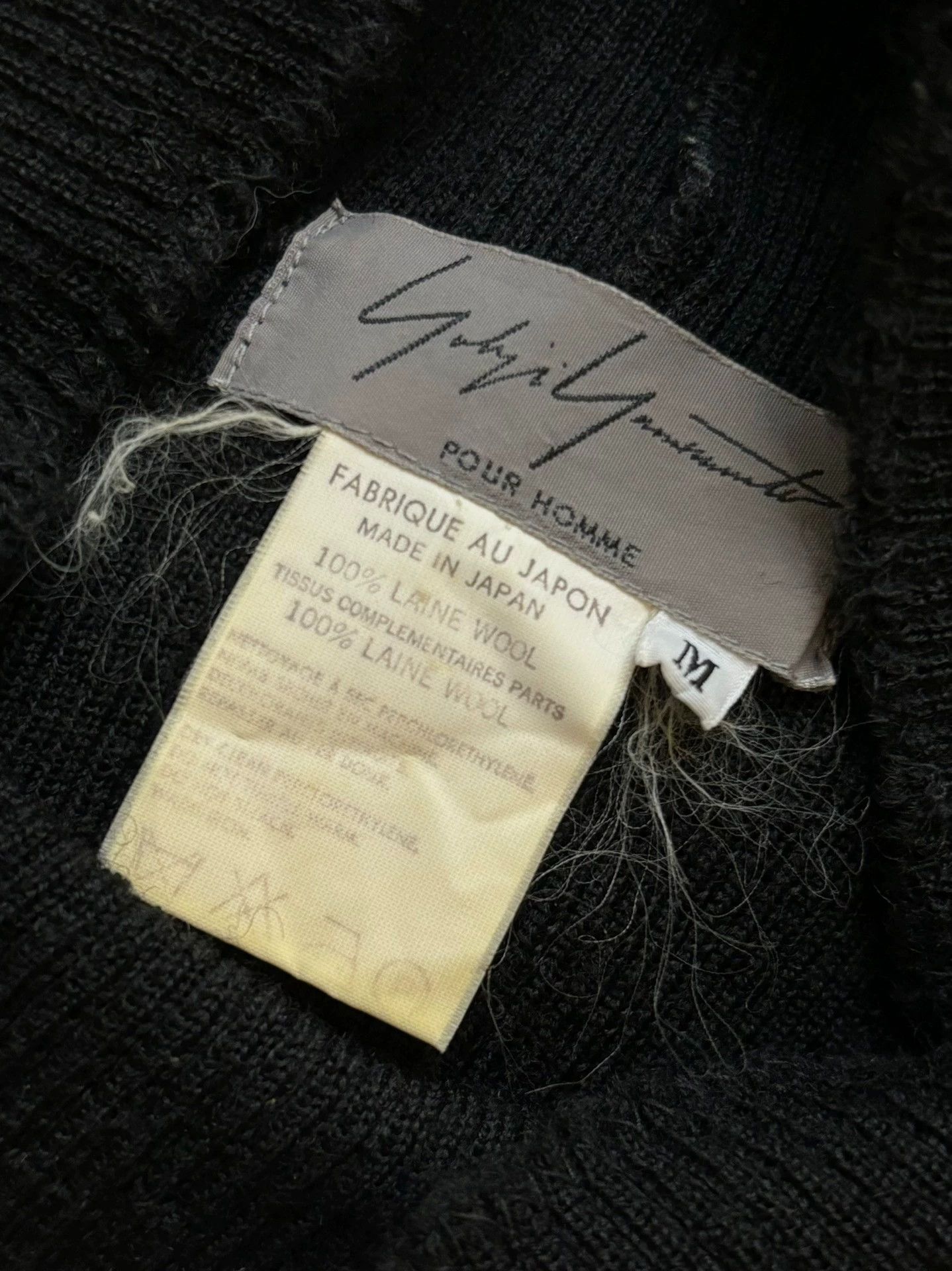 Yohji Yamamoto Yohji Yamamoto 1995 Rokumeikan Wool Turtleneck Sweater M Size US M / EU 48-50 / 2 - 6 Thumbnail