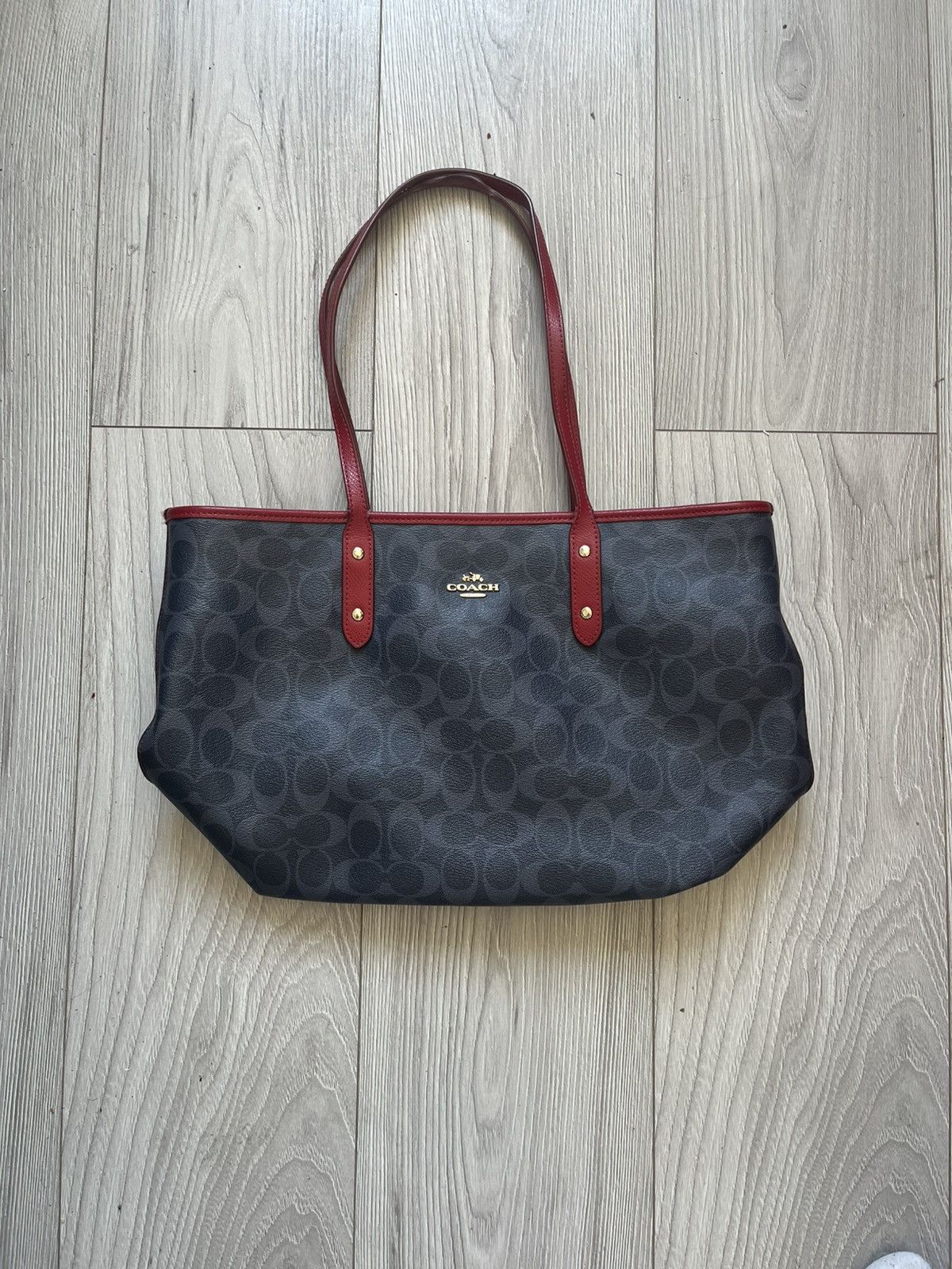 Coach Leather Bucket Bag Women in Blue