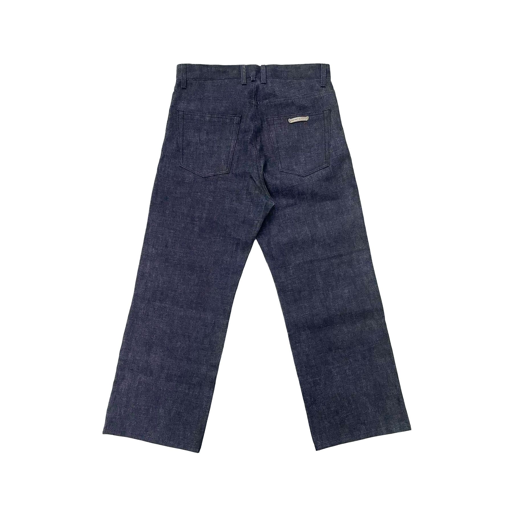Chrome Hearts Chrome Hearts KS Cross Button Indigo Jeans Size 24" / US 00 / IT 34 - 2 Thumbnail
