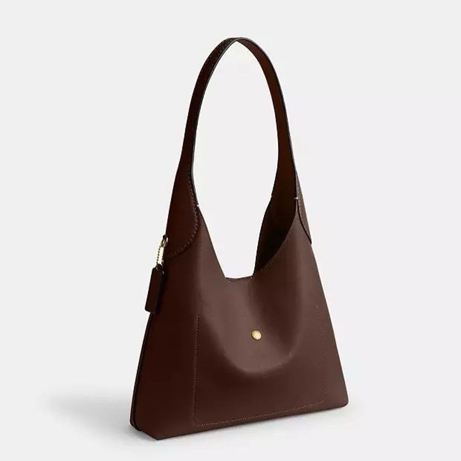 Coach NWT Coach Brooklyn 28 Medium Shoulder Bag Brass/Maple CU068 Size ONE SIZE - 6 Thumbnail