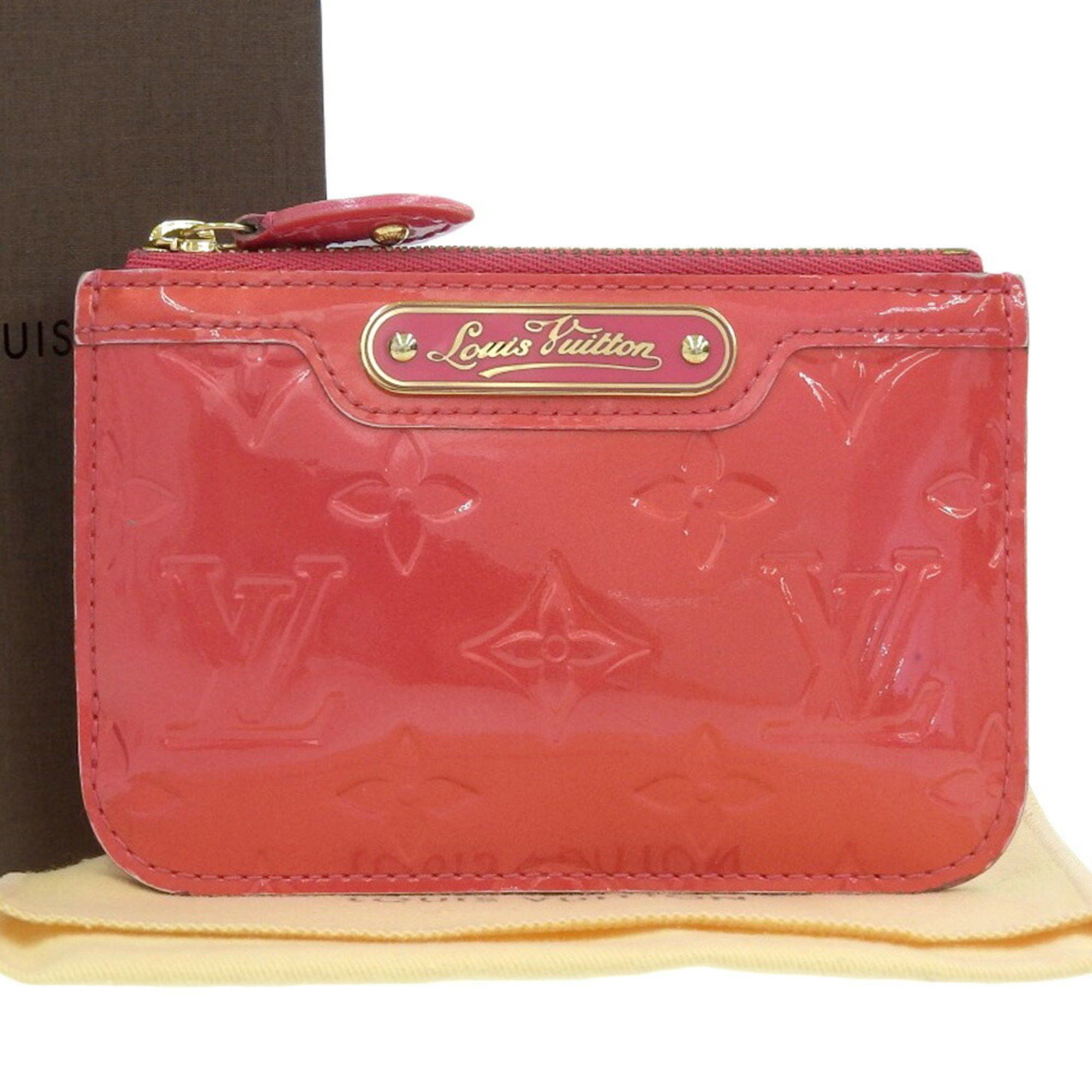 LOUIS VUITTON Vernis Pochette Cles NM Coin Case Rose Pop M93637 LV