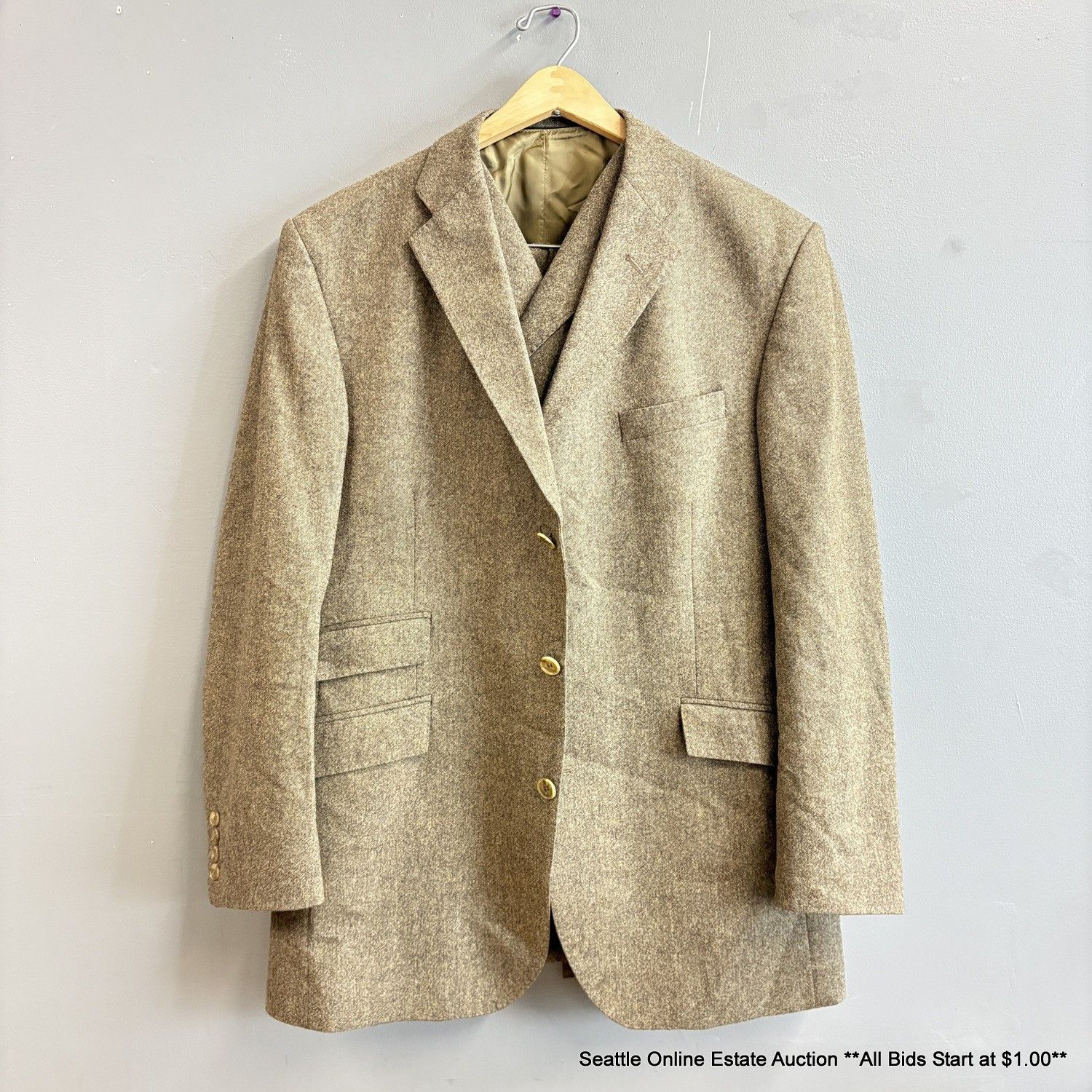 Timothy Everest Timothy Everest for DAKS 3 Piece Vintage Suit Size 42R - 1 Thumbnail