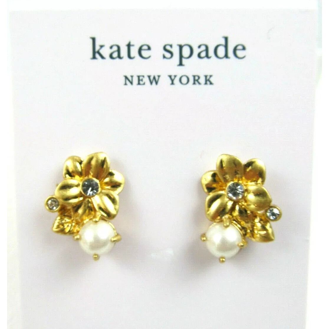 Kate Spade Kate Spade Brushed Gold Plated Garden Flower Cluster Stud Wi Size ONE SIZE - 5 Thumbnail