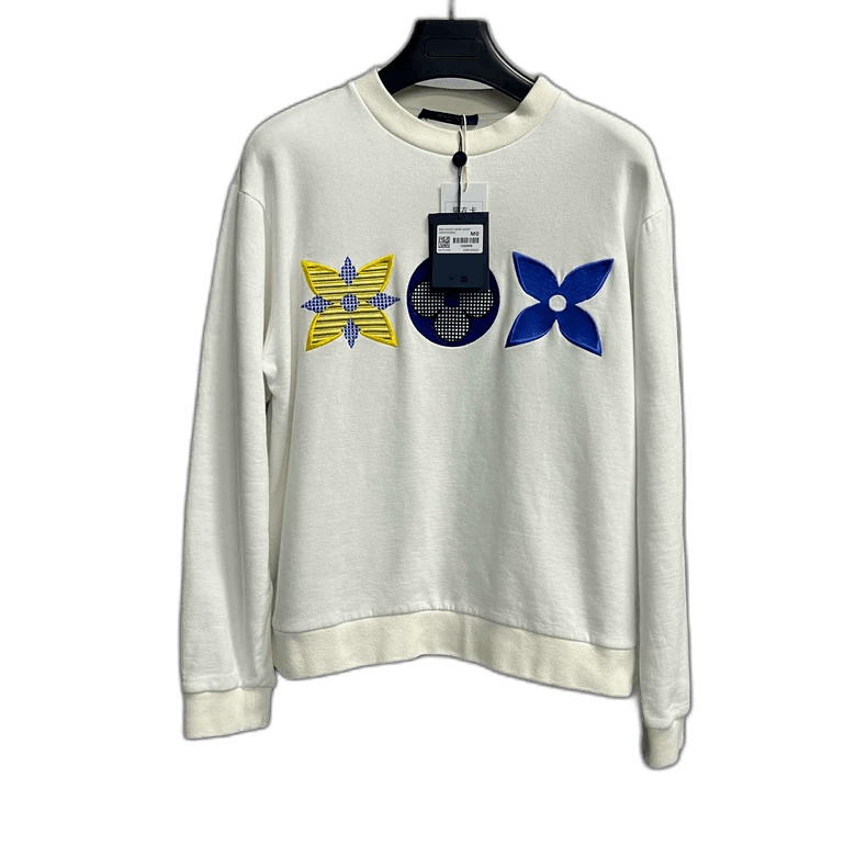 Louis Vuitton Louis Vuitton Floral Print Embroidered Sweatshirt Size US M / EU 48-50 / 2 - 1 Thumbnail