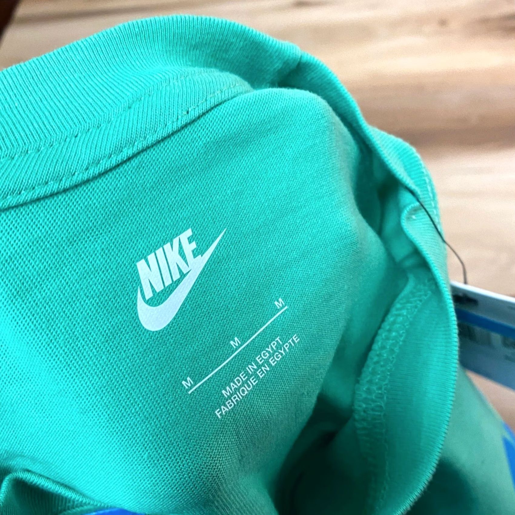 Nike Nike Mens T Shirt Medium Loose Fit Graphic Print Green Puff Just Do It Size M Size US M / EU 48-50 / 2 - 2 Thumbnail