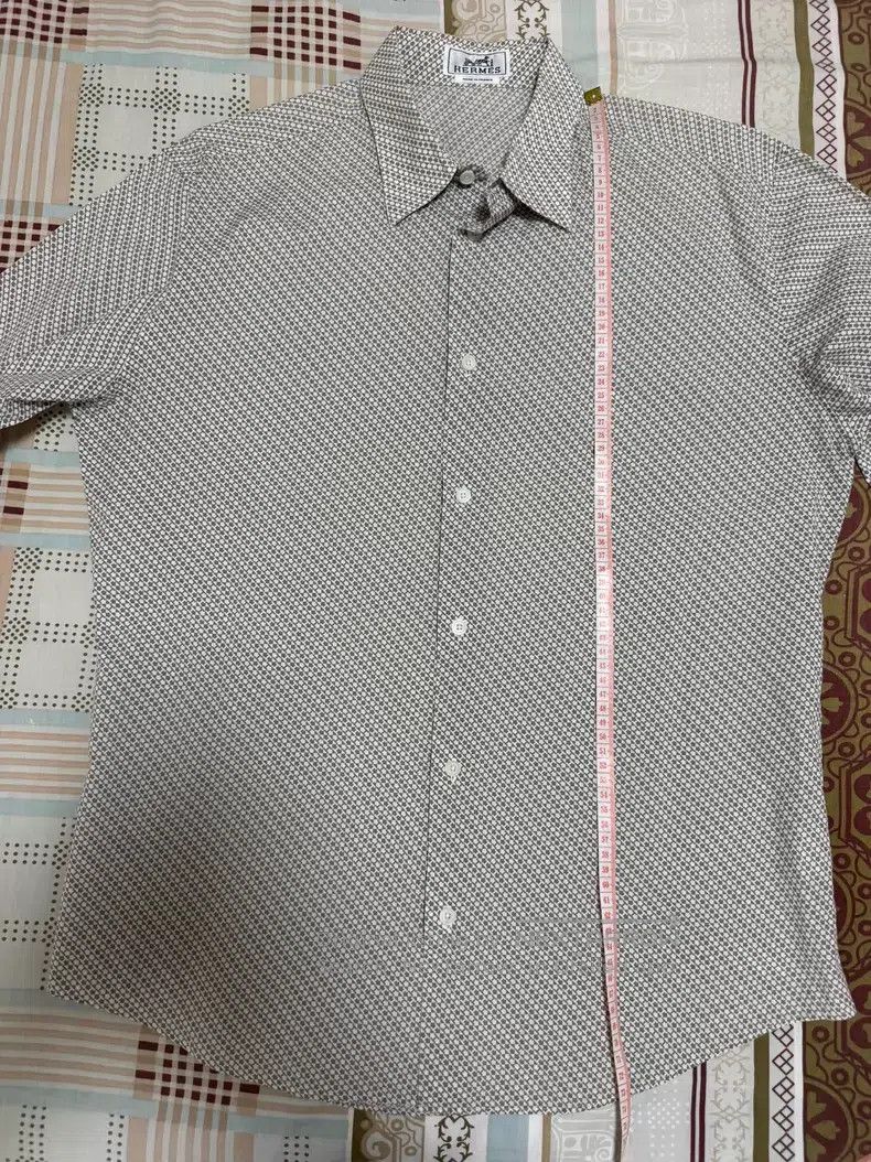Hermes Hermes Shirt with Special Crafted Fabric, Classic H Patter Size US XS / EU 42 / 0 - 5 Thumbnail
