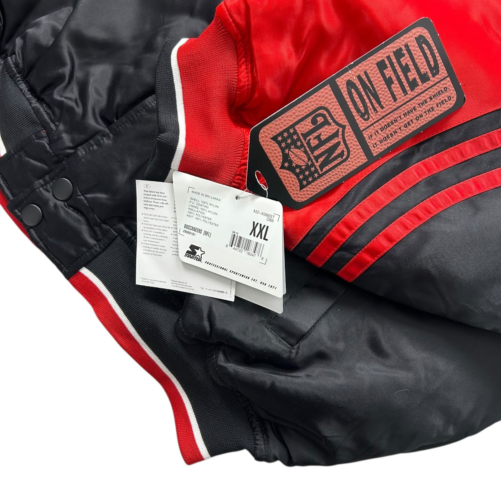 NFL VTG 00s TAMPA BAY BUCCANEERS STARTER SATIN BOMBER JACKET XXL Size US XXL / EU 58 / 5 - 6 Thumbnail