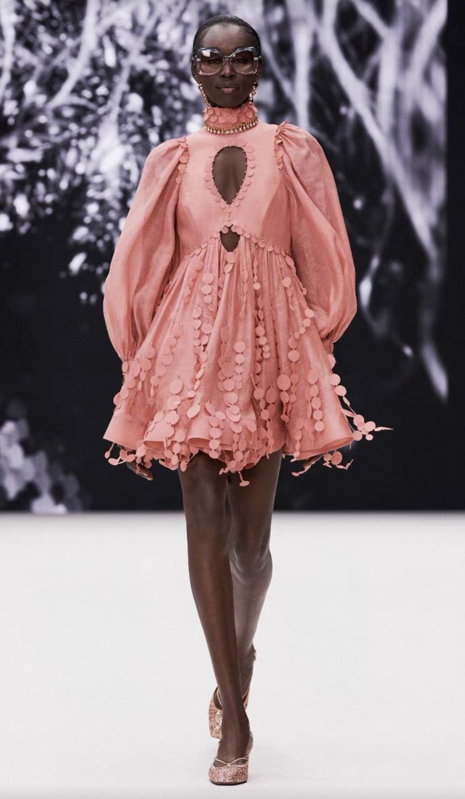 Zimmermann Zimmermann Concert Disc embellished cutout linen&silk dress Size XS / US 0-2 / IT 36-38 - 9 Thumbnail