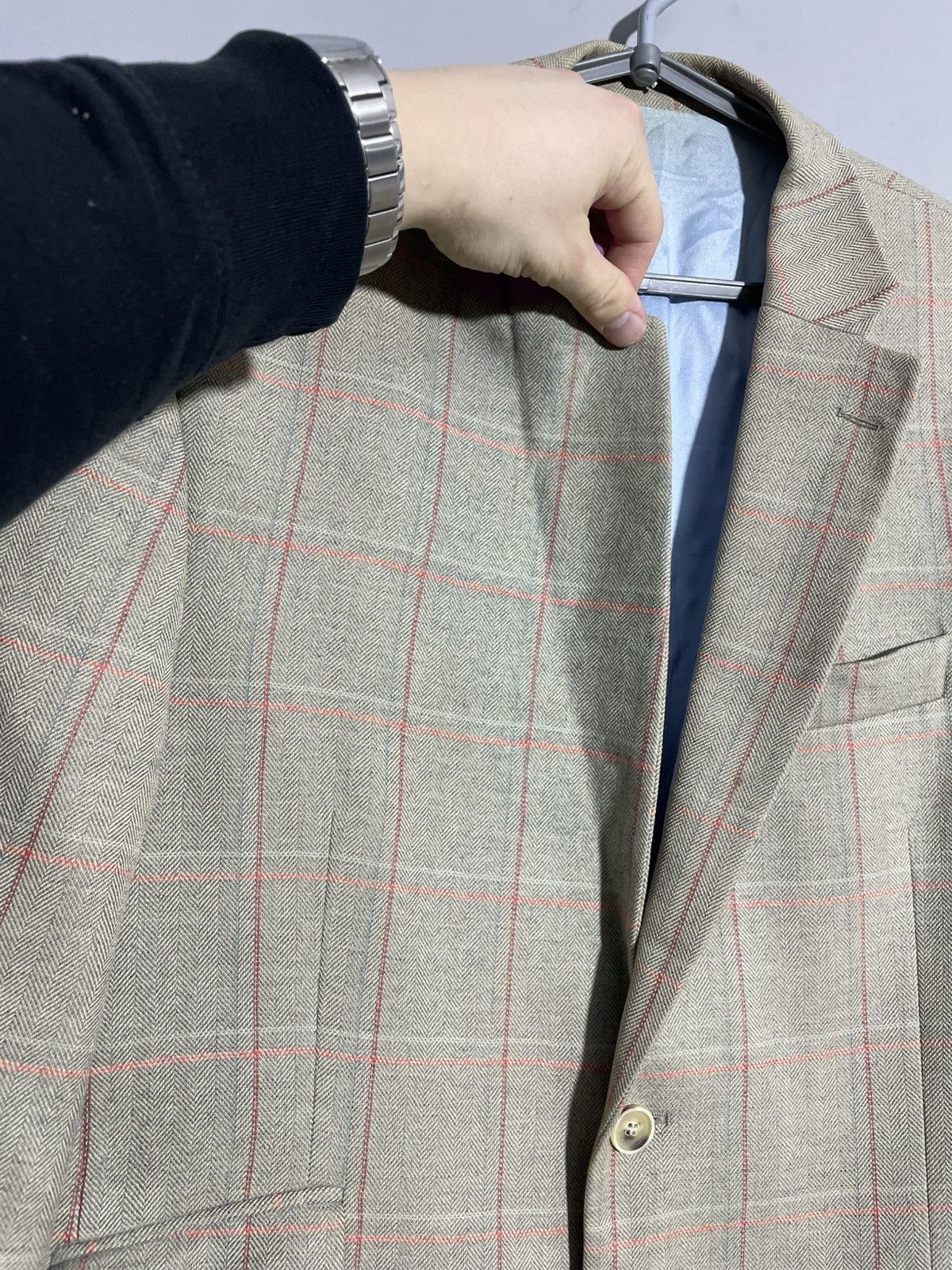 Other Robert Noble Santinelli Tailoring Check Pattern blazer Size 42R - 6 Thumbnail
