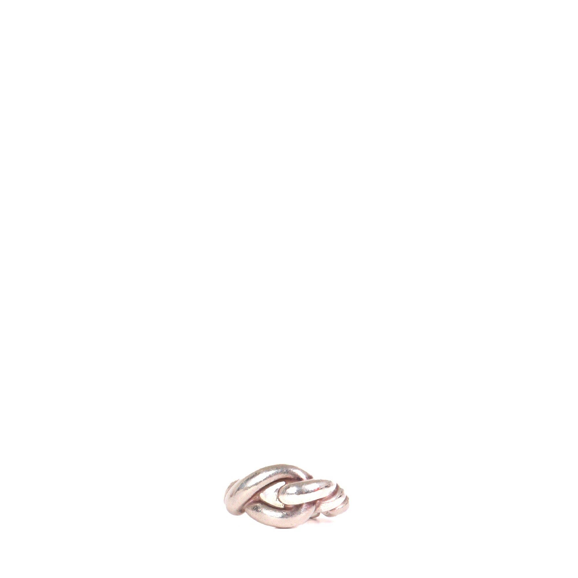 Hermes HERMÈS - Hermès Torsade ring in silver (53) Size ONE SIZE - 1 Thumbnail