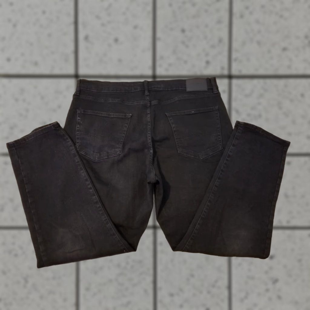 Lucky Brand Lucky Brand 410 Jeans Slim Denim 40x30 Black Mens Jeans Straight 5-Pocket Zip Rise Mid Vintage No Size US 40 / EU 56 - 1 Thumbnail