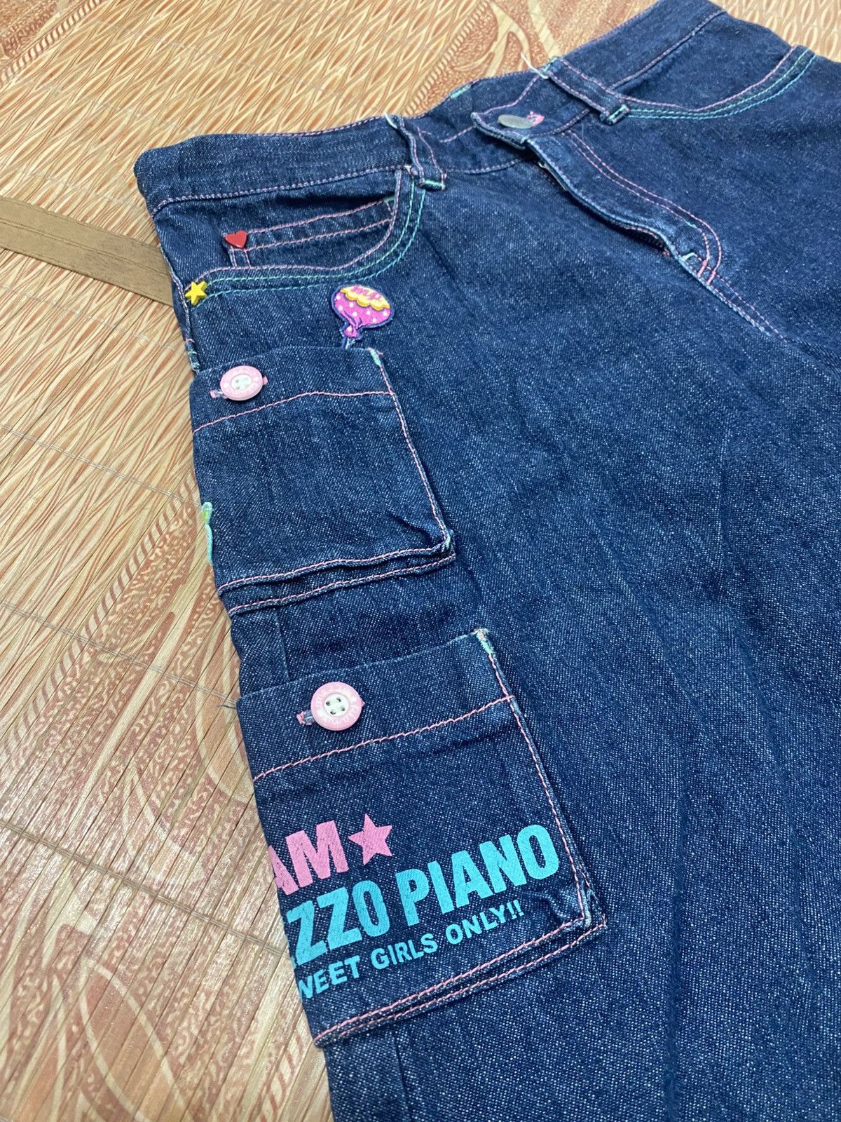 Angel Blue × Hysteric Glamour × Japanese Brand Japanese Mazzo Piano Y2K Angle blue Short Size 28" / US 6 / IT 42 - 4 Thumbnail
