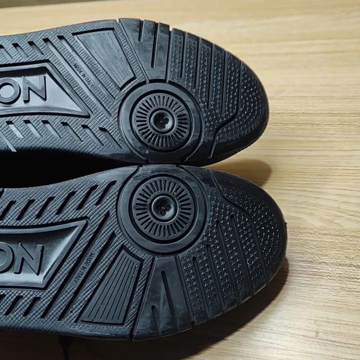 Louis Vuitton Louis Vuitton Black Trainer Sneakers -2508 Size US 7.5 / EU 40-41 - 6 Thumbnail