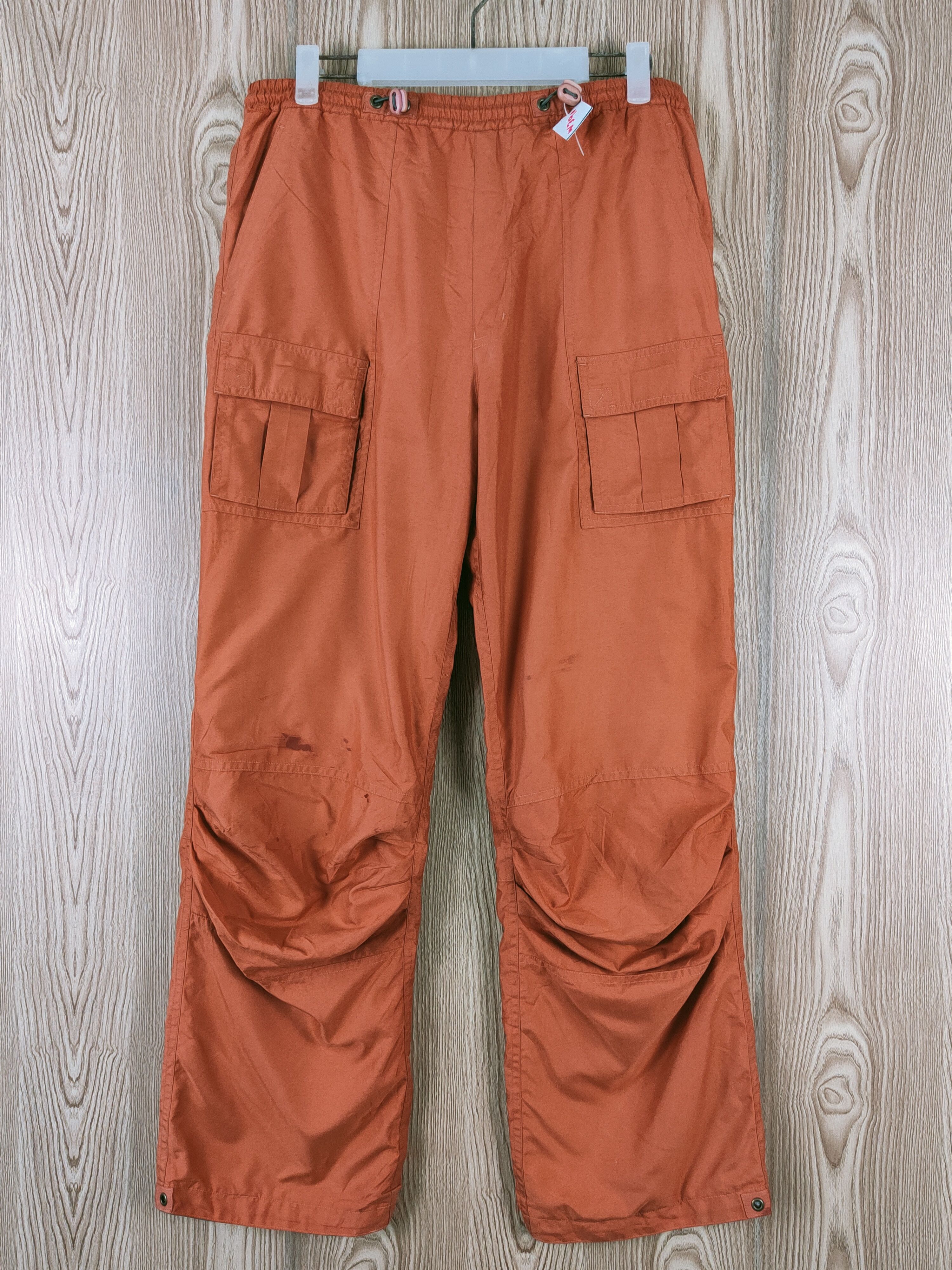 Japanese Brand Japanese Brand Orange Multipocket Sweatpants #W390 Size US 31 - 1 Thumbnail