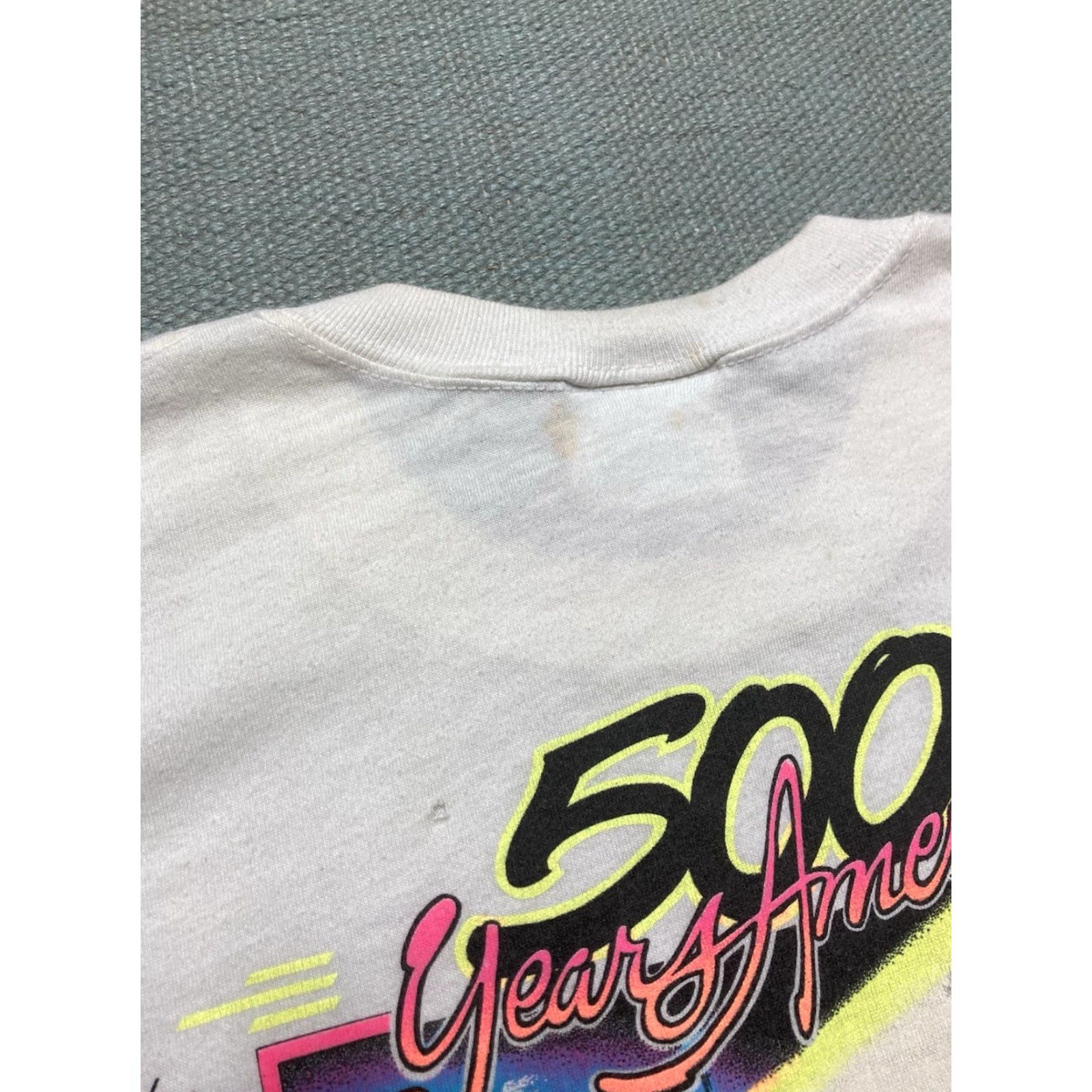 Vintage VINTAGE 90s T SHIRT SPACE SHUTTLE INN BEST WESTERN DISTRESSED THRASHED SOFT Large Mens White Space Shuttle Western T-Shirt XXL Fits Like Large Size US L / EU 52-54 / 3 - 7 Thumbnail