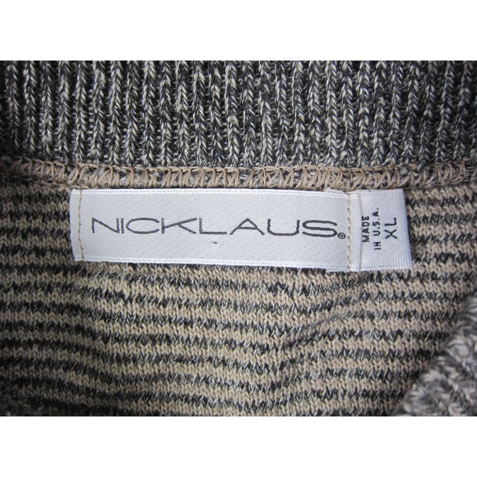 Vintage VINTAGE Jack Nicklaus Sweater Mens XL Beige 60s 90s Golf Pullover Crew Neck Knitted Knit All Seasons Cardigan? Size US XL / EU 56 / 4 - 3 Thumbnail