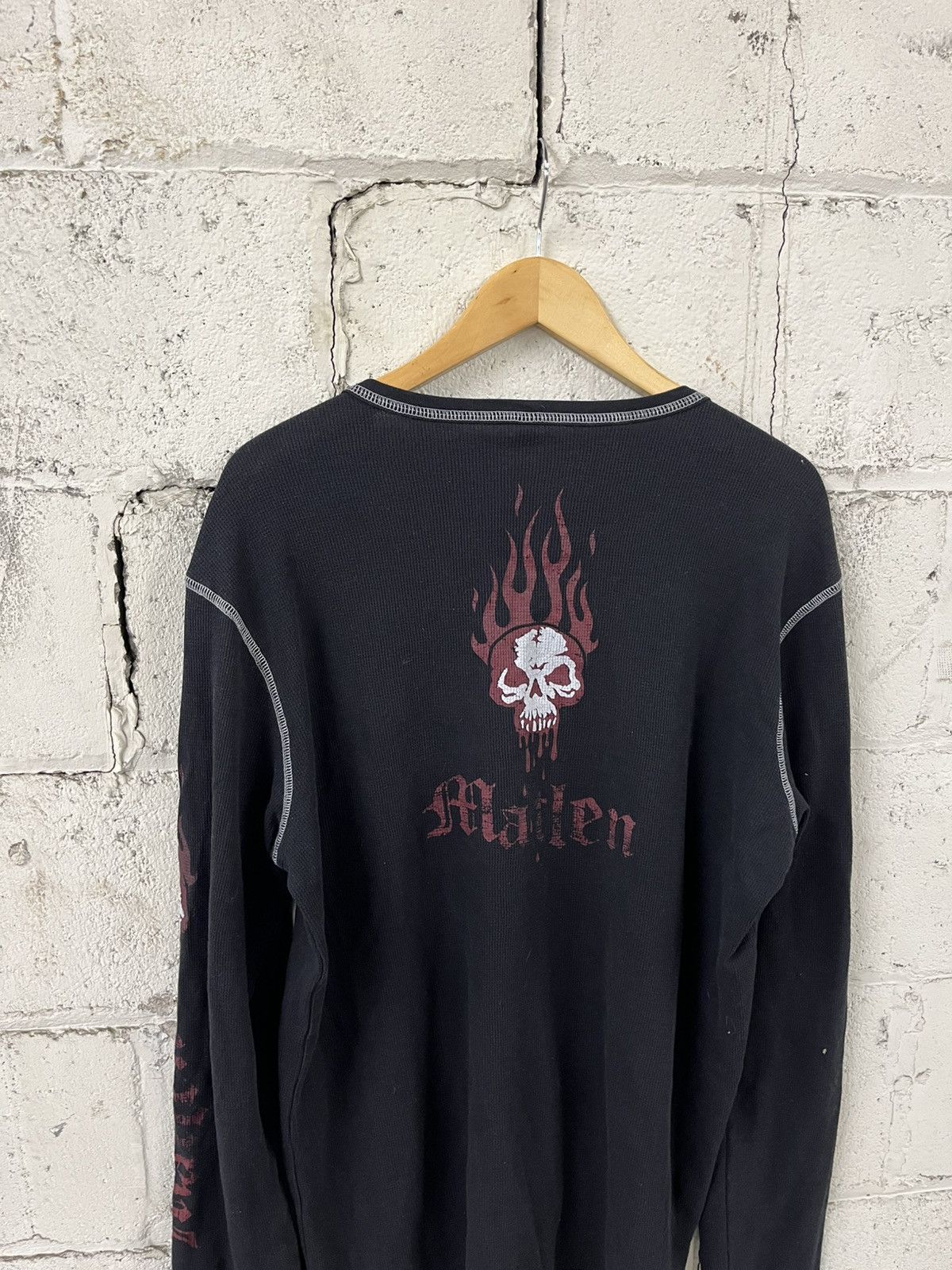 Affliction Y2k affliction style thermal grunge opium skater flames Size US XL / EU 56 / 4 - 7 Thumbnail