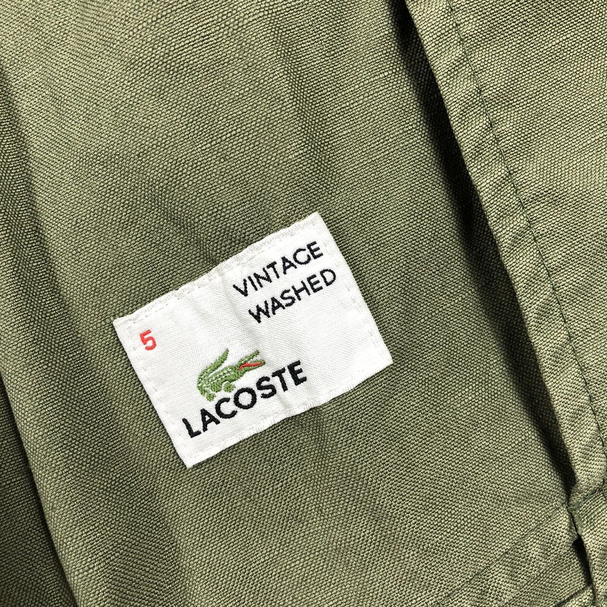 Lacoste LACOSTE Vintage Washed Blazer Jacket Size US XL / EU 56 / 4 - 8 Thumbnail