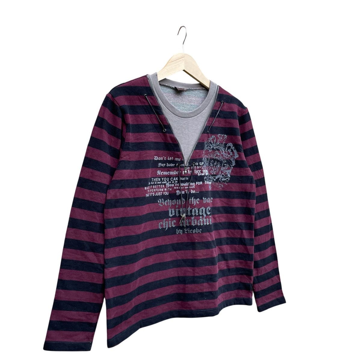 If Six Was Nine × Japanese Brand × KMRii Lieobe poem longsleeve Size US L / EU 52-54 / 3 - 3 Thumbnail