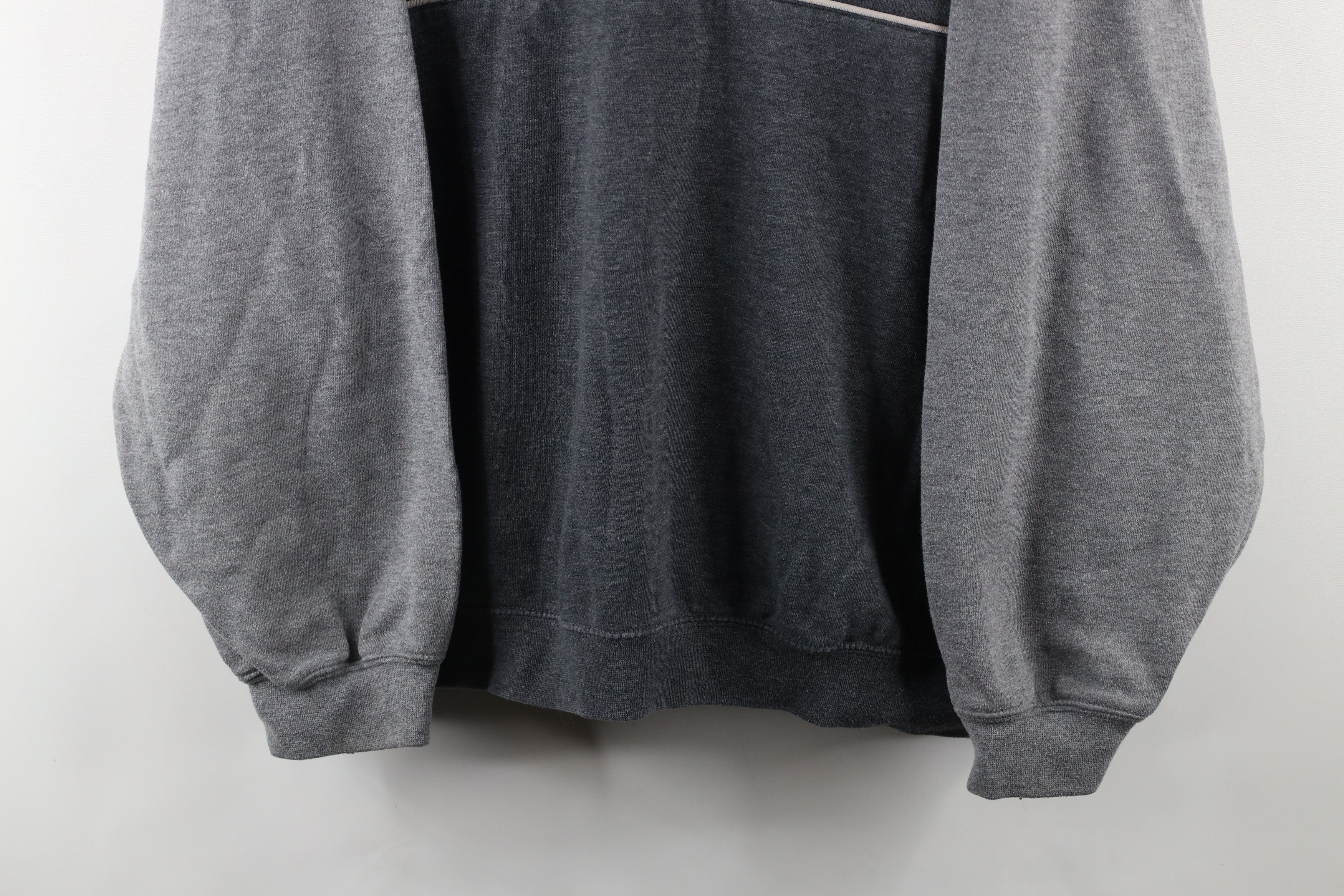 Vintage Vintage 90s Streetwear Block Collared Pullover Sweatshirt Size US XXL / EU 58 / 5 - 3 Thumbnail