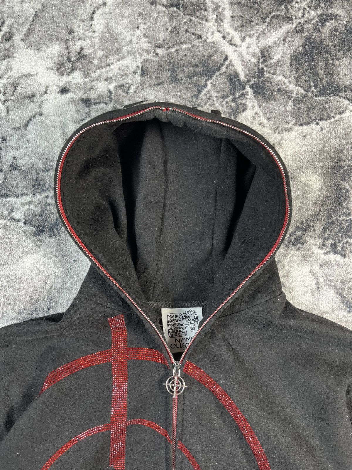 Named Collective Named Collective Target Zip Hoodie Black Red Size US M / EU 48-50 / 2 - 7 Thumbnail