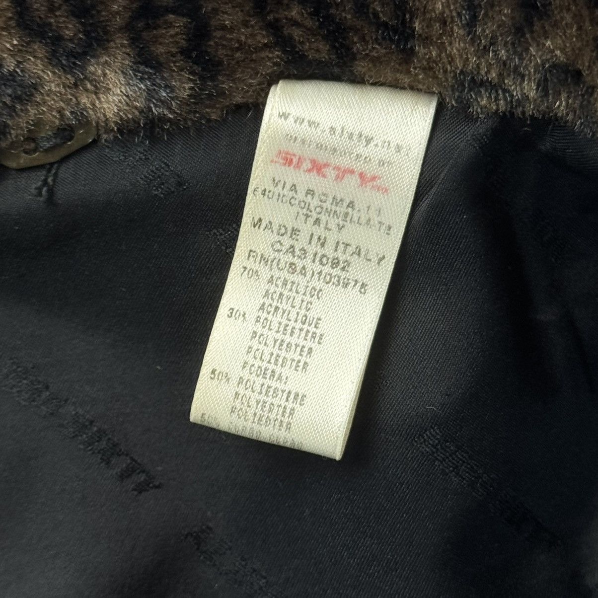 Miss Sixty Miss Sixty Vintage Y2K Leopard Print Faux Fur Jacket Size S / US 4 / IT 40 - 11 Thumbnail