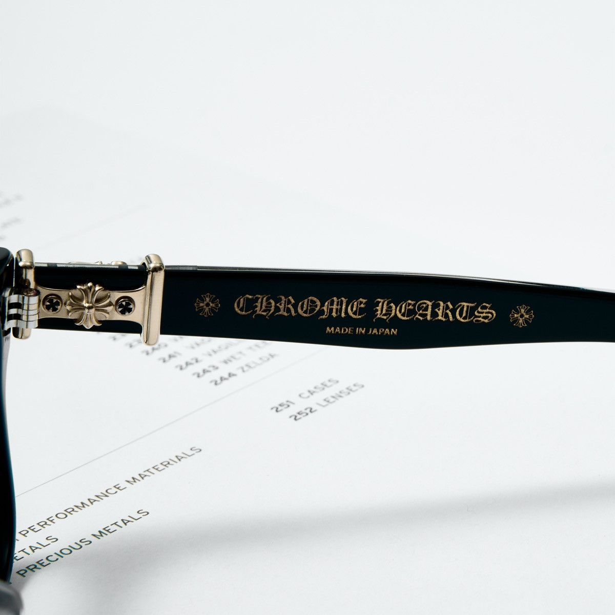 Chrome Hearts CHROME HEARTS VAGILLIONAIRE II BK - 18KGP DIAMOND 💎 GLASSES Size ONE SIZE - 5 Thumbnail