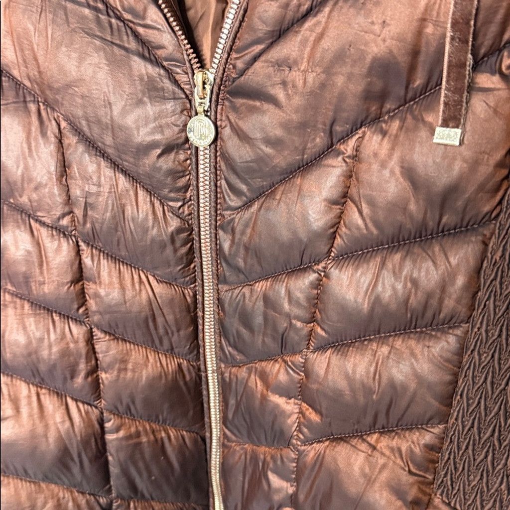 Bernhard Willhelm Bernardo Classic Ecoplume chevron design puffer jacket sz M Size M / US 6-8 / IT 42-44 - 5 Thumbnail